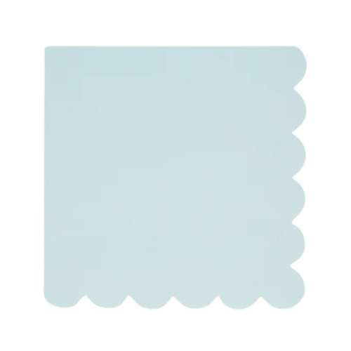 Meri Meri Party Summer Sky Blue Large Napkins