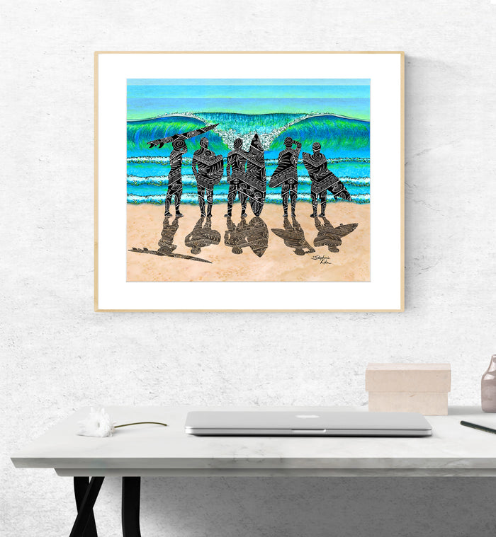 Surf Check Giclee Print