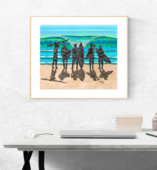 Surf Check Giclee Print