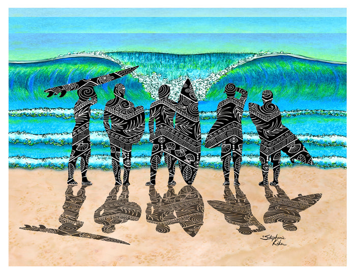 Surf Check Giclee Print