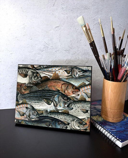 Surf Fish Wall Art Panel