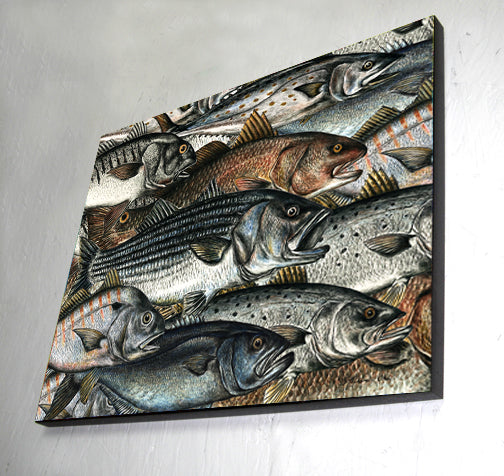Surf Fish Wall Art Panel