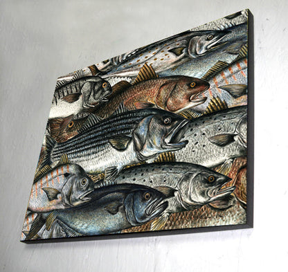 Surf Fish Wall Art Panel