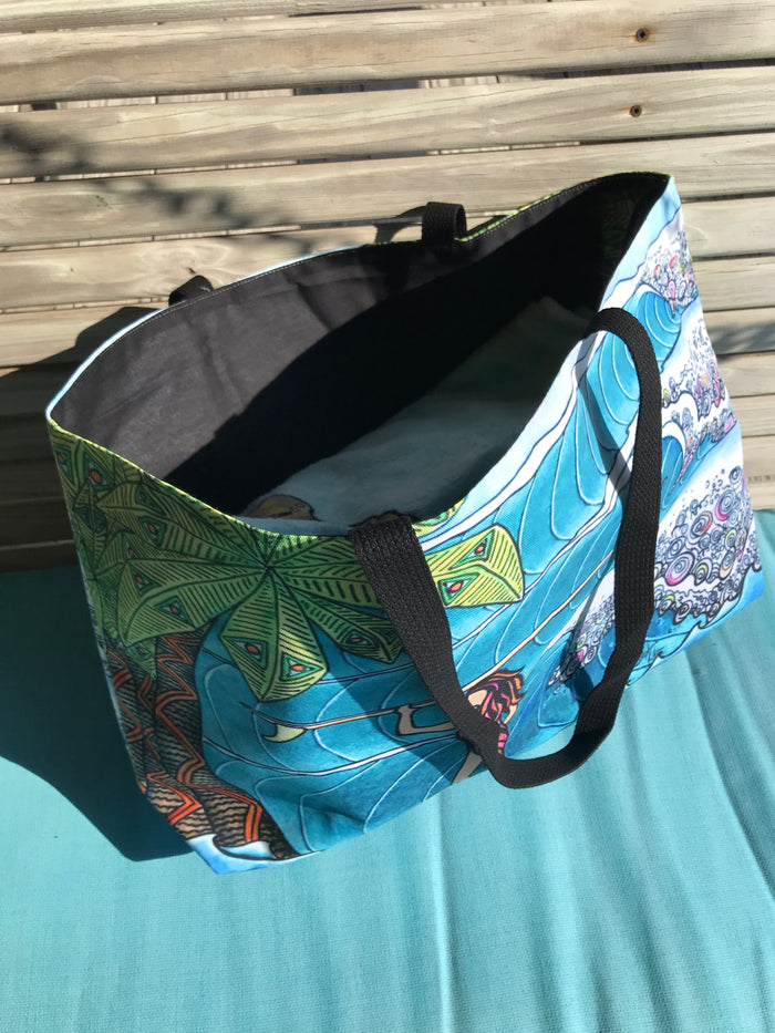Surfer Girl Beach Bag