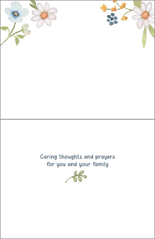 GINA B DESIGNS Sympathy Greeting Card - Comforting Stems