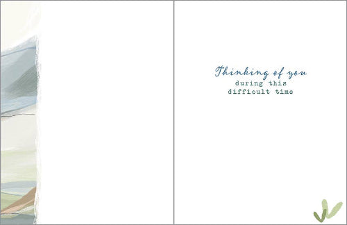 GINA B DESIGNS Sympathy Greeting Card - Peaceful Landscape