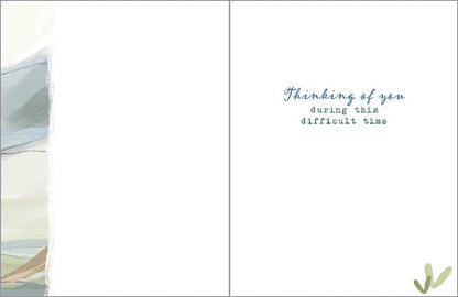 GINA B DESIGNS Sympathy Greeting Card - Peaceful Landscape