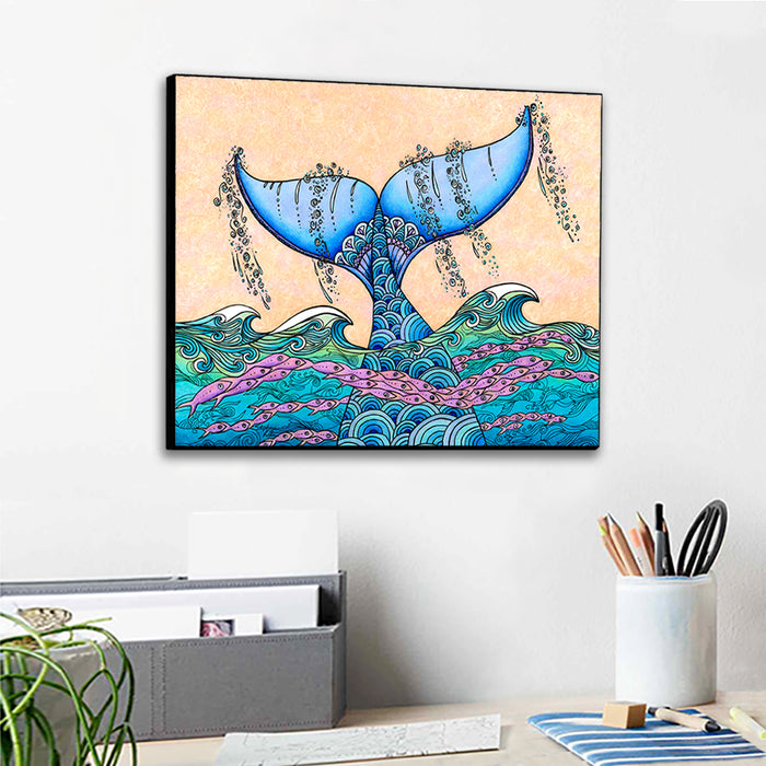 Tails of the Sea Wall Art Panel