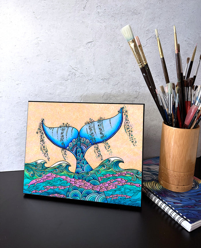 Tails of the Sea Wall Art Panel