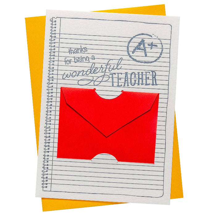 Color Box Design & Letterpress Teacher | Gift Card Holder