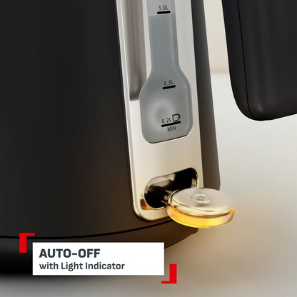 Tefal Kettle Collection Black KI6668 with auto off and light indicator