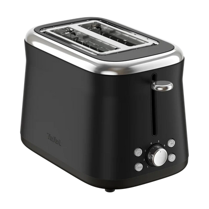Tefal Collection Toaster 2-slice and Kettle Black Bundle