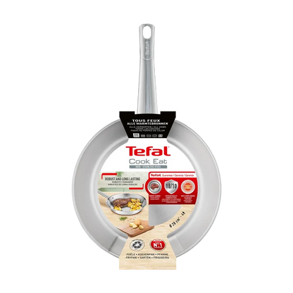 Tefal Cook Eat Induction Uncoated Stainless Steel Frypan 28cm Packaging