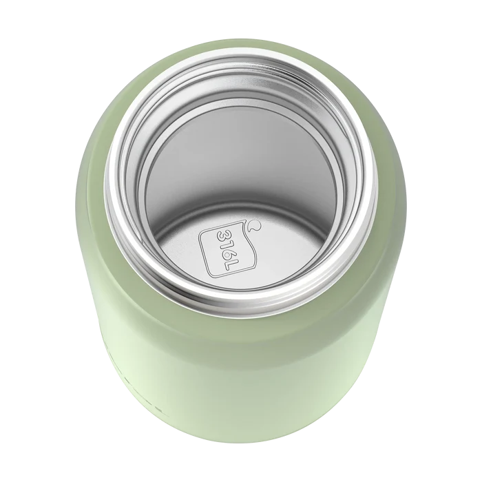Tefal Easy to Go Stainless Steel Drink Bottle 500ml in Mint Green