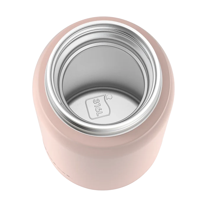 Tefal Easy to Go Stainless Steel Drink Bottle 500ml in Pink