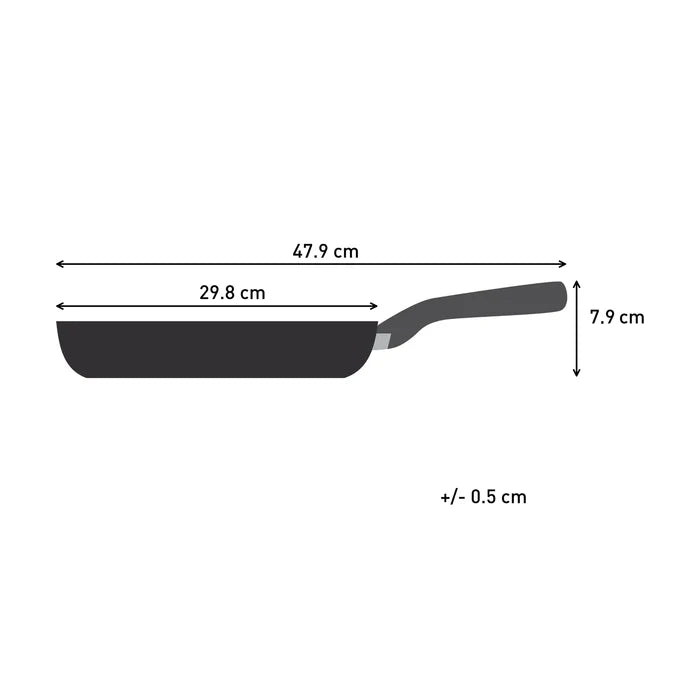 Tefal Excellence+ Ceramic Induction Non-Stick Frypan 28cm Dimensions