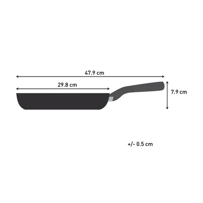 Tefal Excellence+ Ceramic Induction Non-Stick Frypan 28cm Dimensions