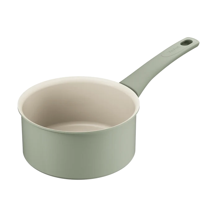 Tefal (Re)cycle Induction Ceramic Green Lichen Non-Stick Saucepan 16cm