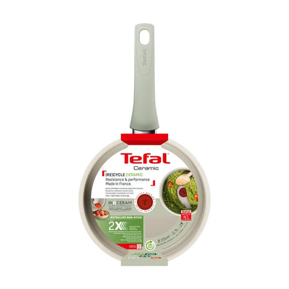 Tefal (Re)cycle Induction Ceramic Green Lichen Non-Stick Saucepan 20cm