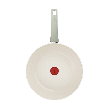 Tefal (Re)cycle Induction Ceramic Green Lichen Non-Stick Wok 28cm