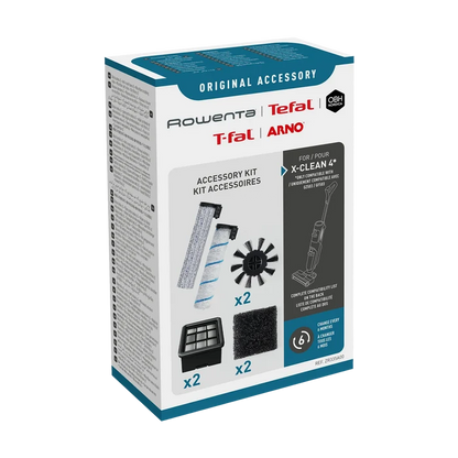 Tefal X-Clean 2 Replacement Accessory Kit - Twin Value Pack