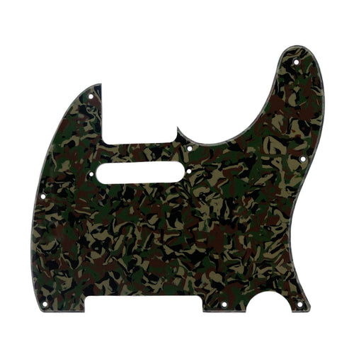 Thalia Tele Modern Multi-Ply Pickguard | Jungle Camo