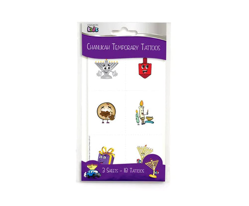 Temporary Chanukah Tattoos