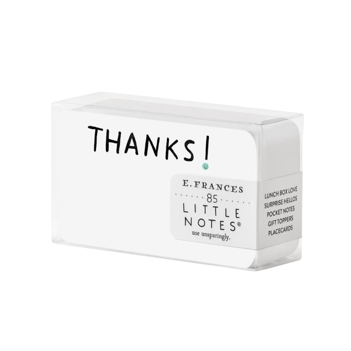 E. Frances Paper Thanks Little Notes