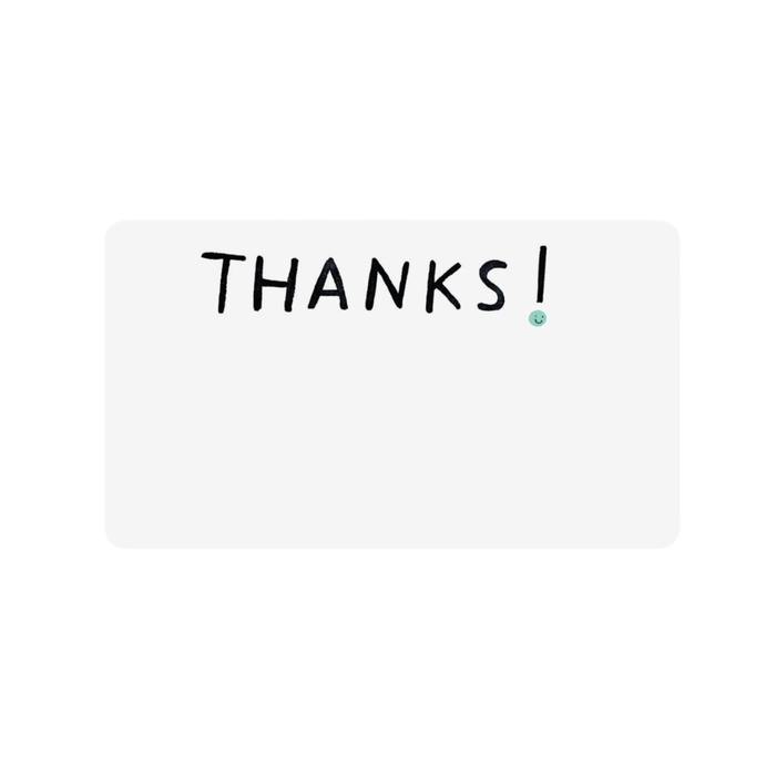 E. Frances Paper Thanks Little Notes