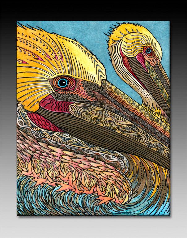 The Pelicans Ceramic Tile
