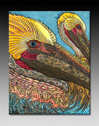 The Pelicans Ceramic Tile