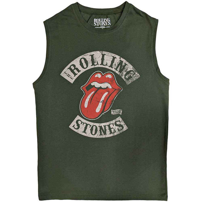 The Rolling Stones - Tour 78 Green Unisex Tank Top