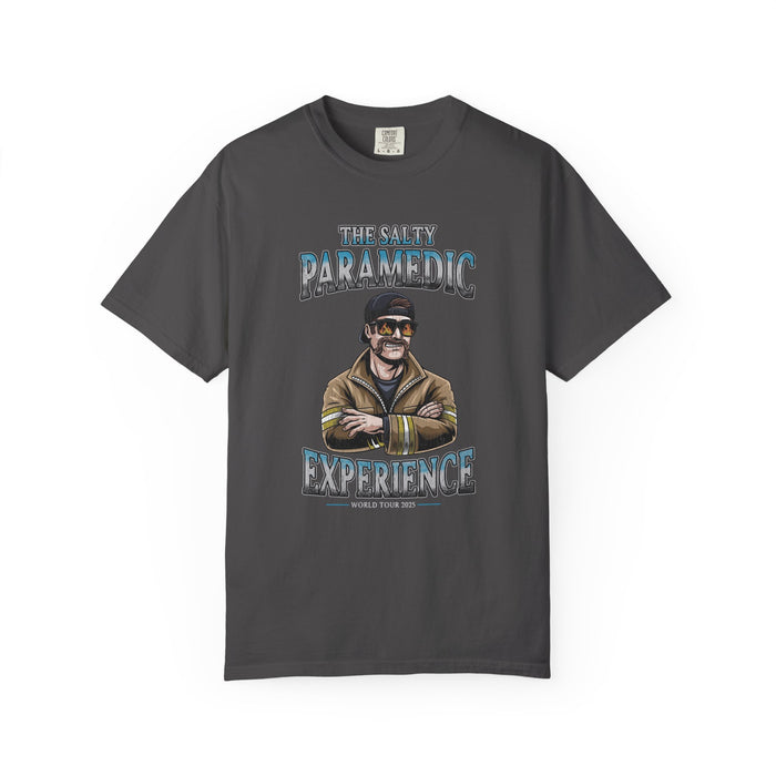 The Salty Paramedic Experience T-shirt (Blue Font)