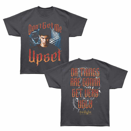 The Twilight Saga! Jacob - Don't get Me Upset Graphite T-Shirt