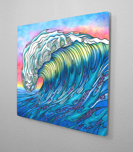 The Wave Aluminum Wall Art