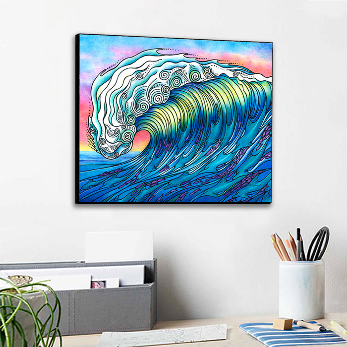 The Wave Wall Art Panel