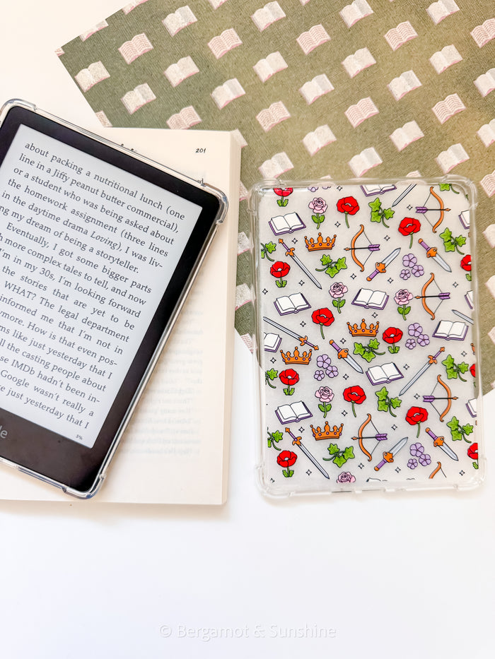 Thorns + Thrones E Reader Case and/or Bookmark [Combined Listing]