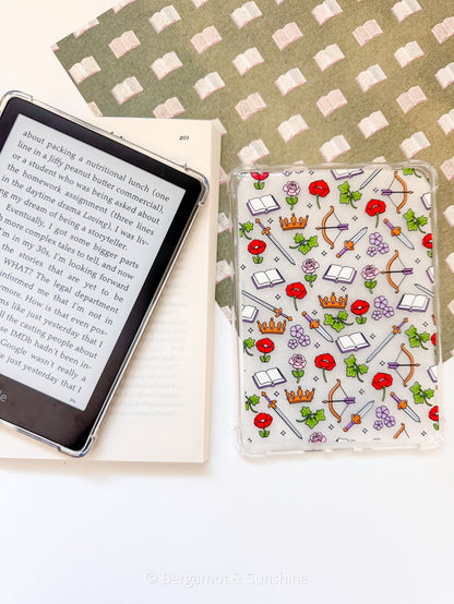 Thorns + Thrones E Reader Case and/or Bookmark [Combined Listing]