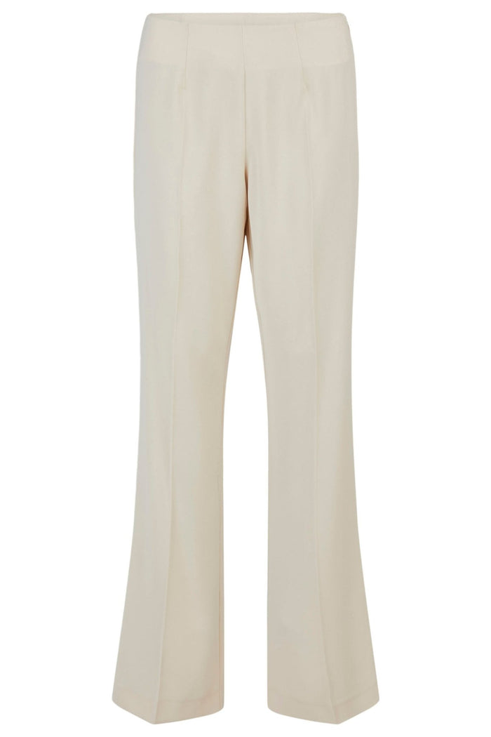 Tia 71305 7054 13 Cream Pull-On Trousers - Dotique