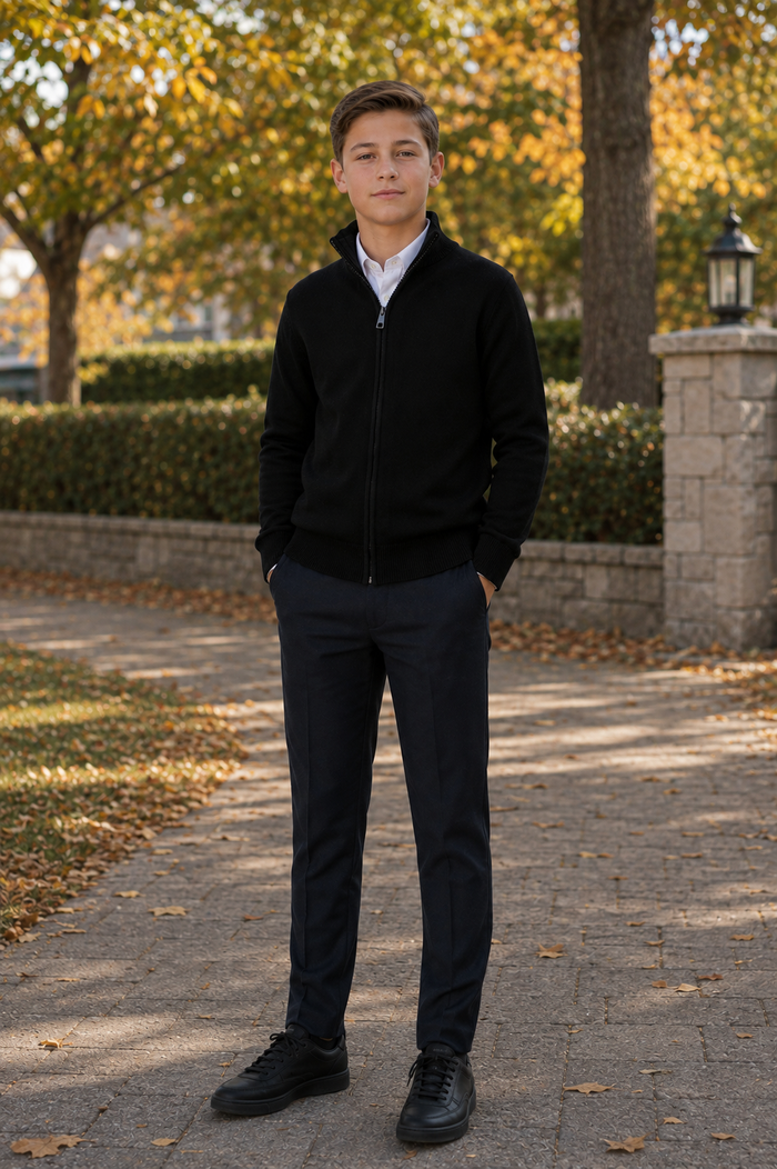 T.O. Boy's Full Zip Sweater