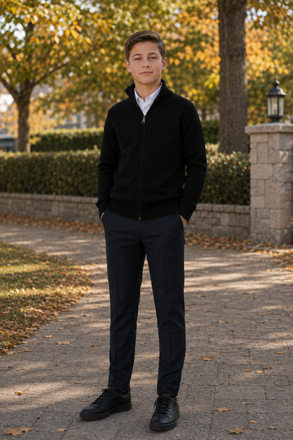 T.O. Boy's Full Zip Sweater
