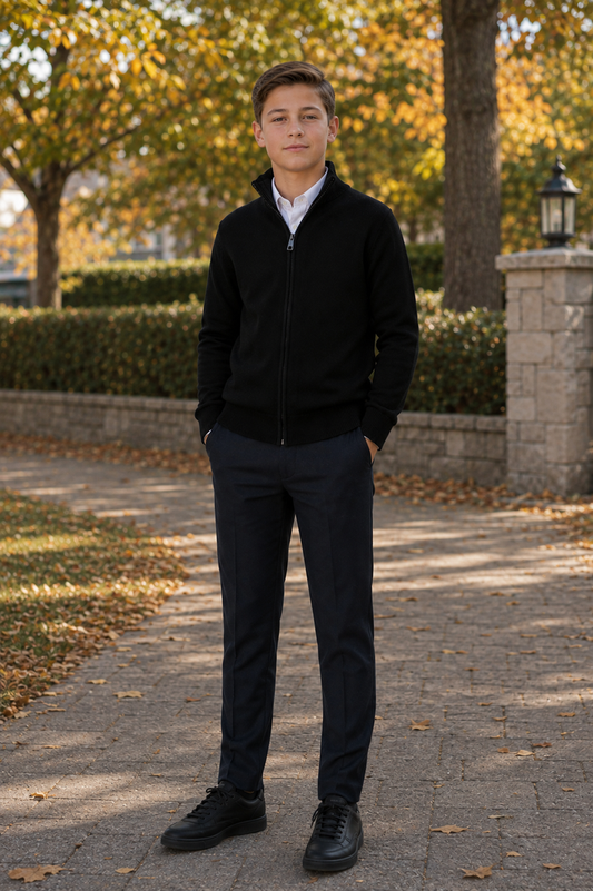 T.O. Boy's Full Zip Sweater