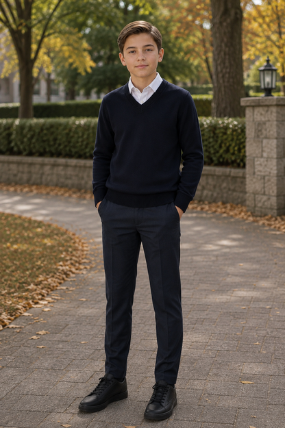 T.O. Boy's V-Neck Sweater