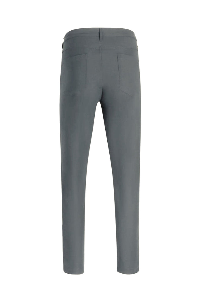 T.O. Men's 5-Pocket Performance Slim Pants - Medium Grey