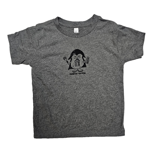 Toddler Darth Tater Solid T-Shirt, Eco Friendly Water based inks