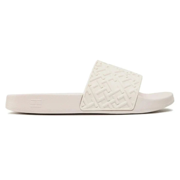 TOMMY HILFIGER Slides Th Monogram Pool Slide FW0FW06987 - WHT SLW71 - Runner