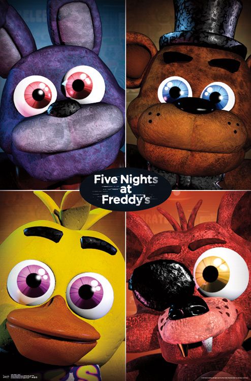 Trends International Five Nights at Freddy's Movie - Quad Wall Poster