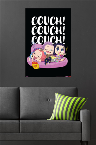 Trends International Netflix K-Pop Demon Hunters (2025) - Huntrix Chibi Couch Wall Poster