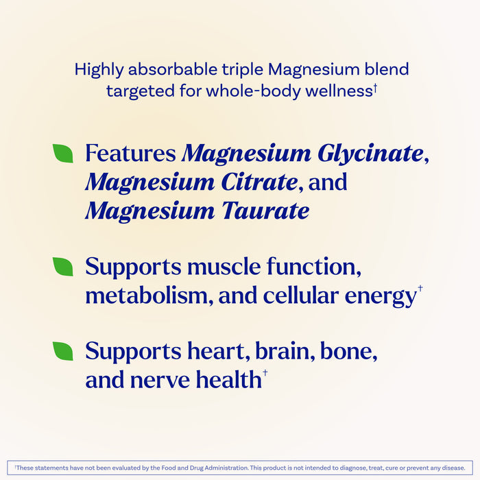 Triple Magnesium 3-in-1 Capsules