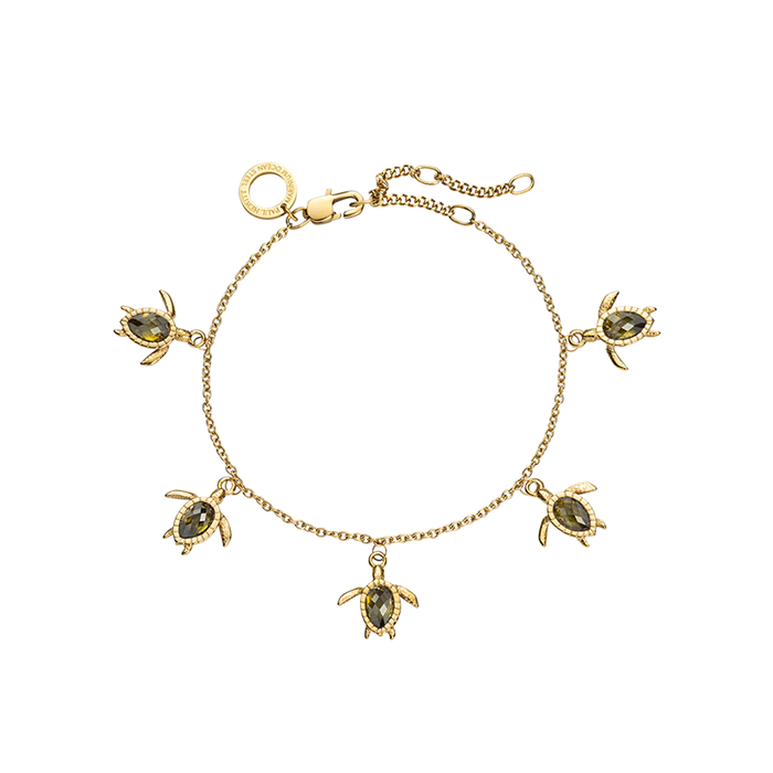 Turtle Armkette Gold